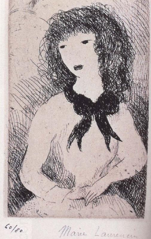 Marie Laurencin Femal wearing the hat China oil painting art